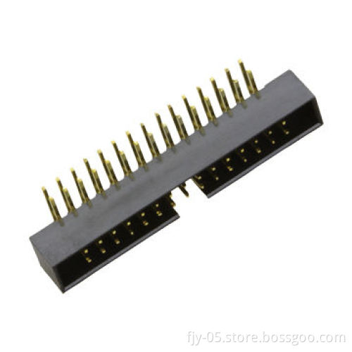 2.0mm Box Header Dual Row Right Angle 06 to 50 Contacts